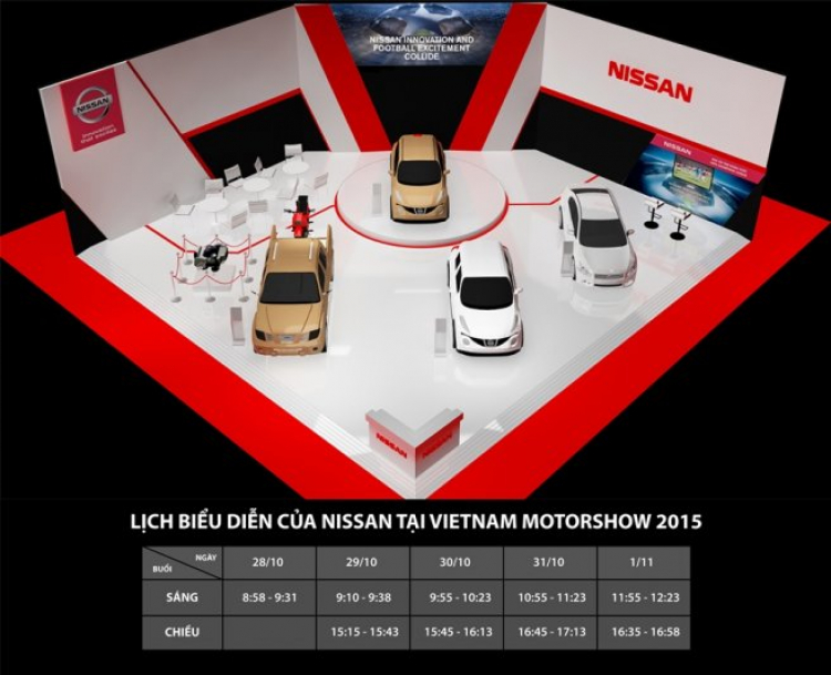 [VMS 2015] Nissan Việt Nam sẽ trưng bày mẫu xe nào tại triển lãm lần này?