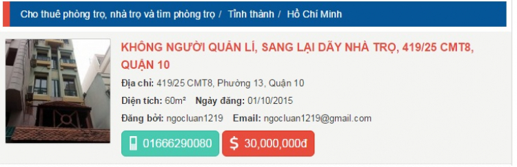 Bất động sản với tỉ lệ lợi nhuận thuê trên 8%