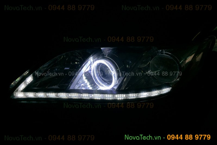 Hình ảnh xe ô tô độ LED Bi Beam, Bi LED, Bi Xenon Philips, Osram siêu sáng, độ Mí LED, Angel Eyes Hình ảnh xe ô tô độ LED Bi Beam, Bi LED, Bi Xenon Philips, Osram siêu sáng, độ Mí LED, Angel Eyes