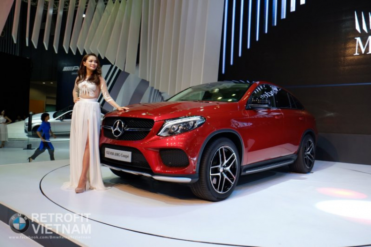 Mãn nhãn với xe và ngừoi đẹp của Mercedes tại VMS 2016