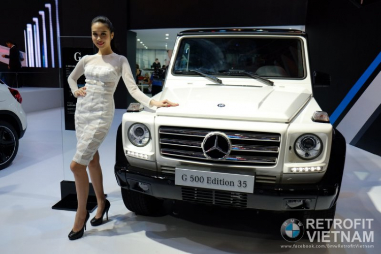 Mãn nhãn với xe và ngừoi đẹp của Mercedes tại VMS 2016