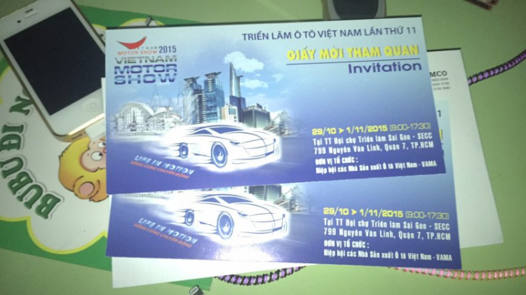 Đăng ký nhận vé tham dự Vietnam Motor Show 2015