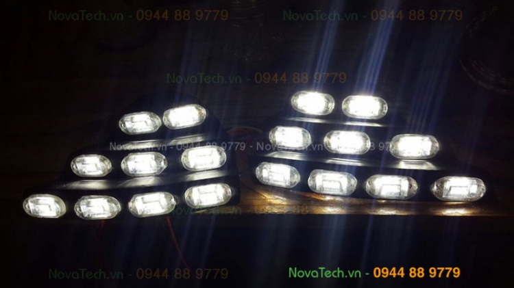 Hình ảnh xe ô tô độ LED Bi Beam, Bi LED, Bi Xenon Philips, Osram siêu sáng, độ Mí LED, Angel Eyes