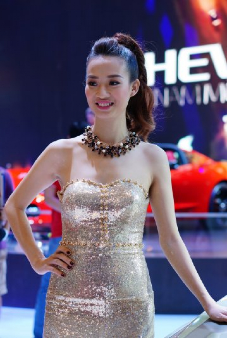 Mẫu tại Motoshow 2015