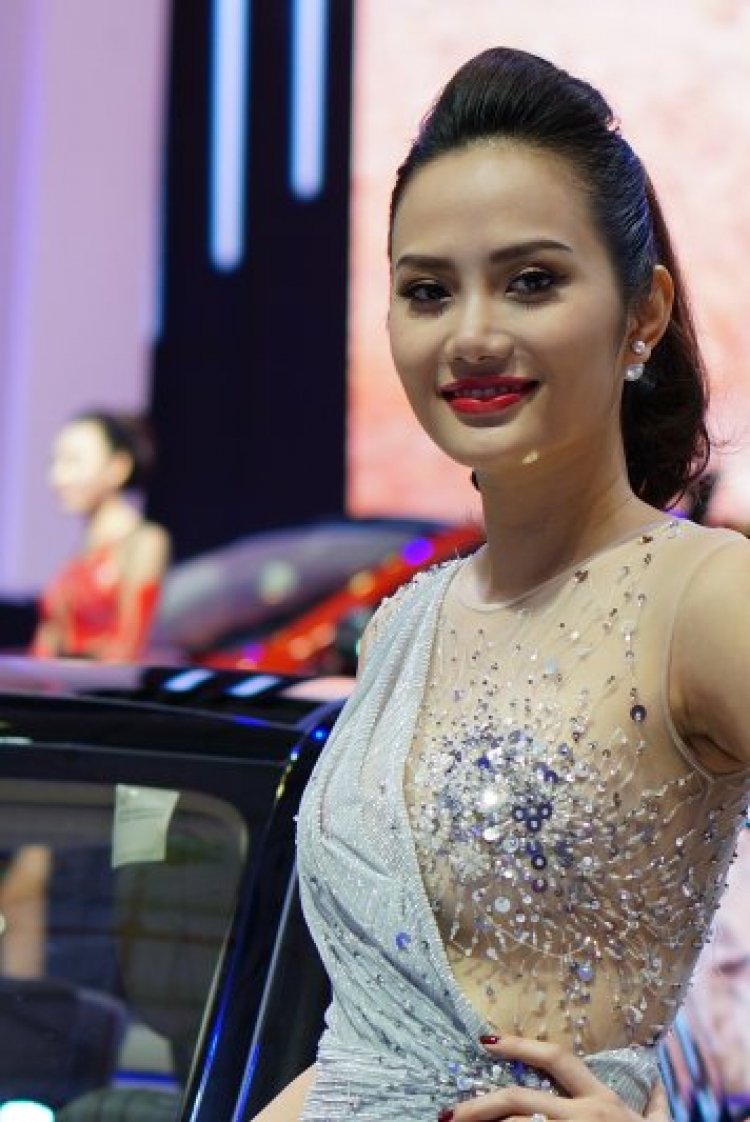 Mẫu tại Motoshow 2015