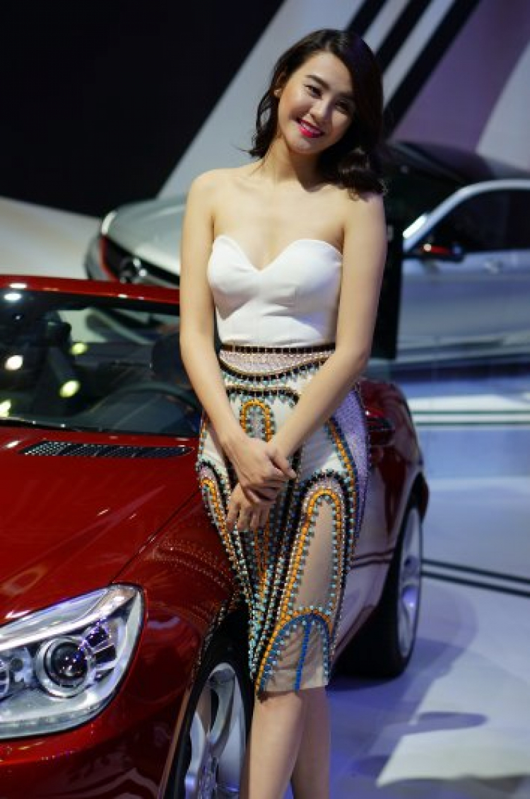 Mẫu tại Motoshow 2015