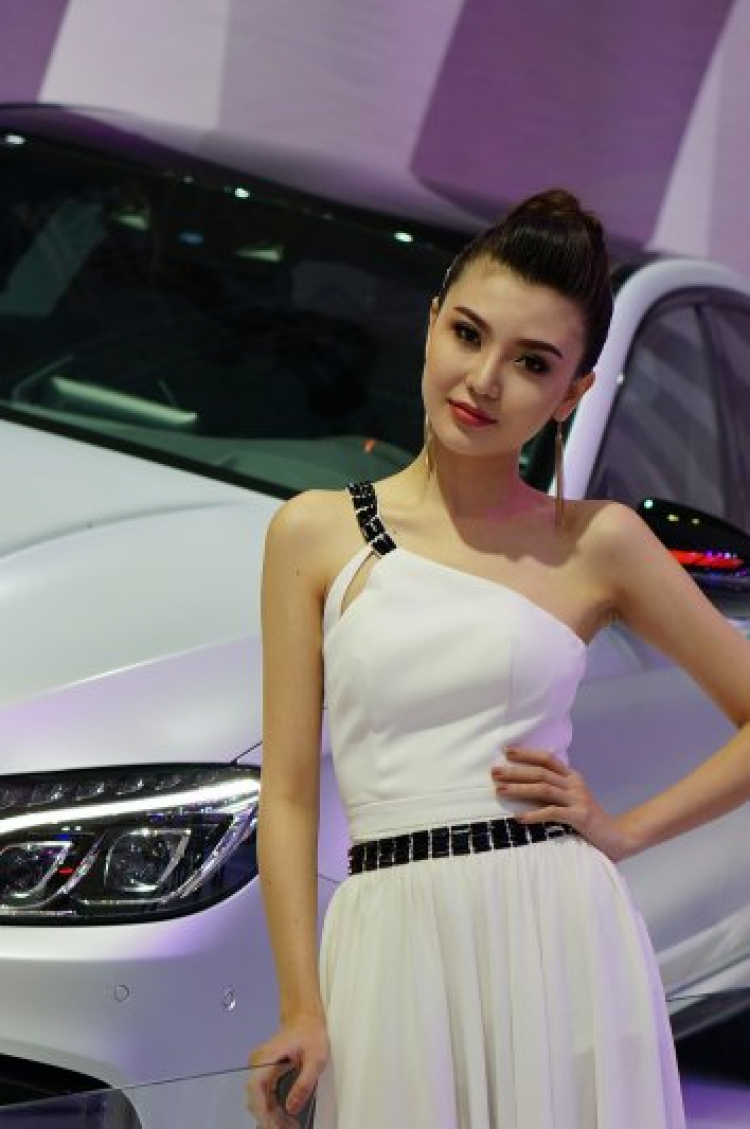 Mẫu tại Motoshow 2015