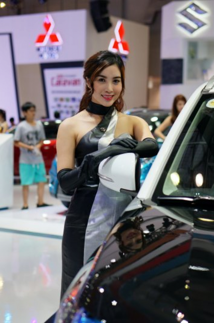 Mẫu tại Motoshow 2015