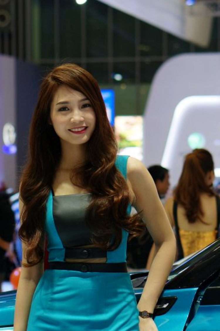 Mẫu tại Motoshow 2015