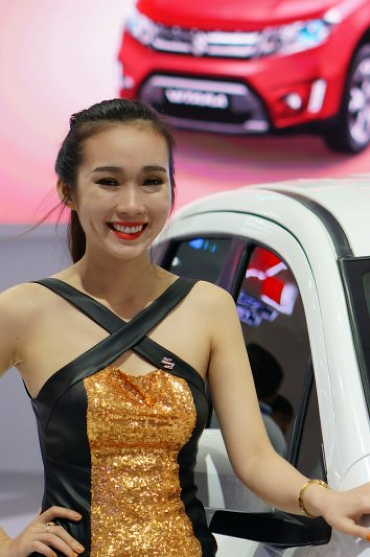 Mẫu tại Motoshow 2015