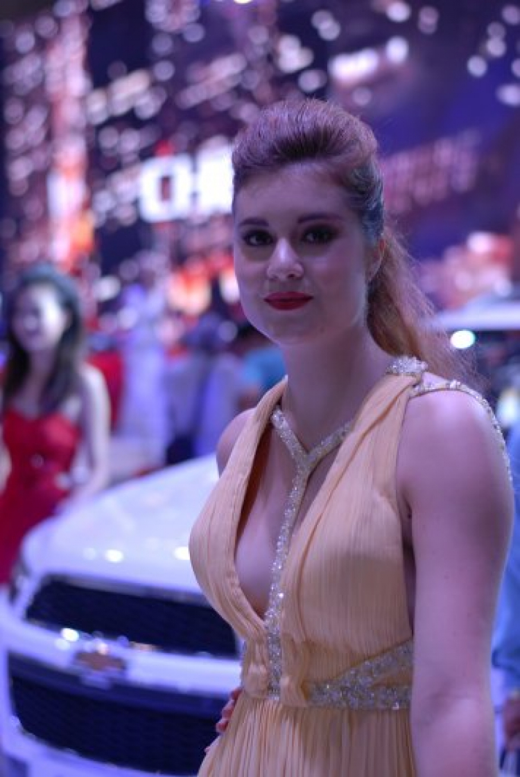 Mẫu tại Motoshow 2015