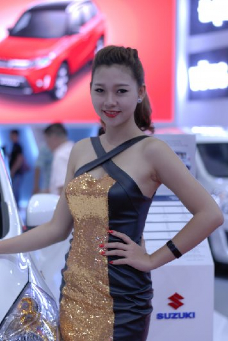 Mẫu tại Motoshow 2015