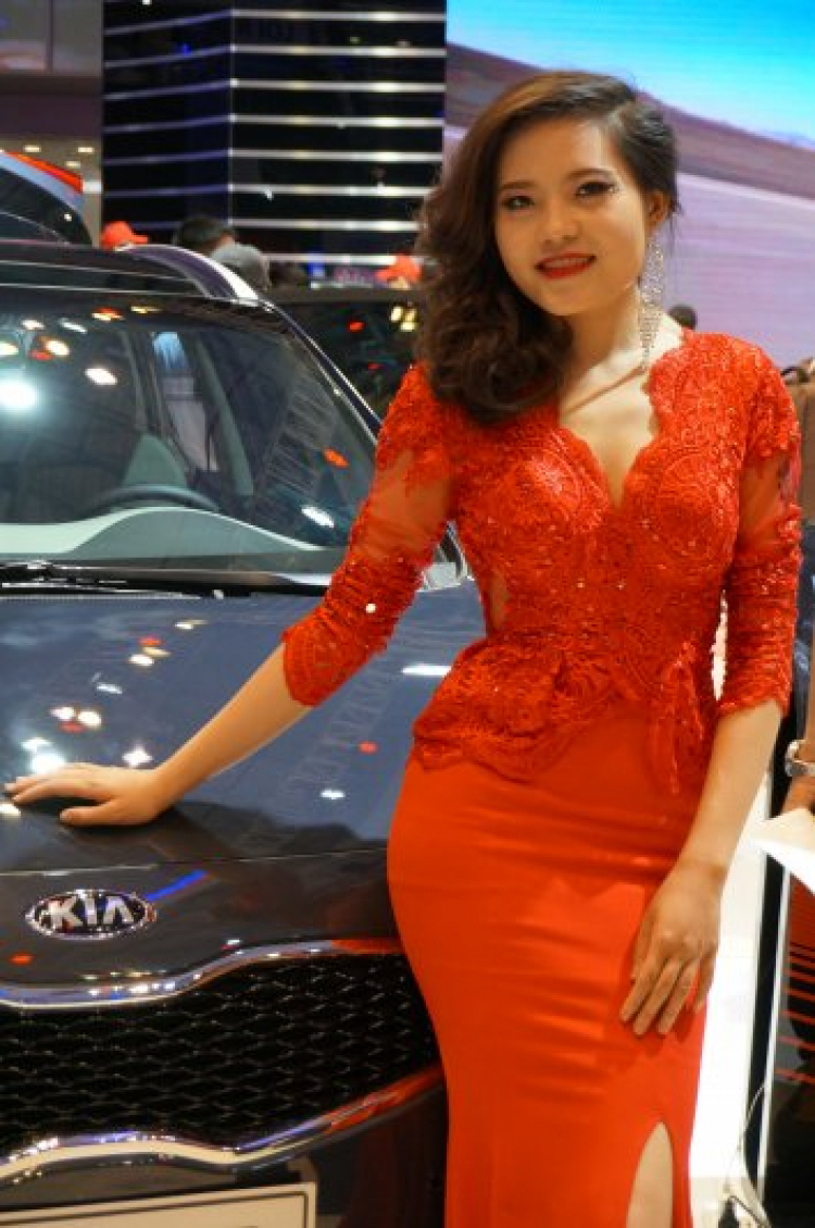 Mẫu tại Motoshow 2015