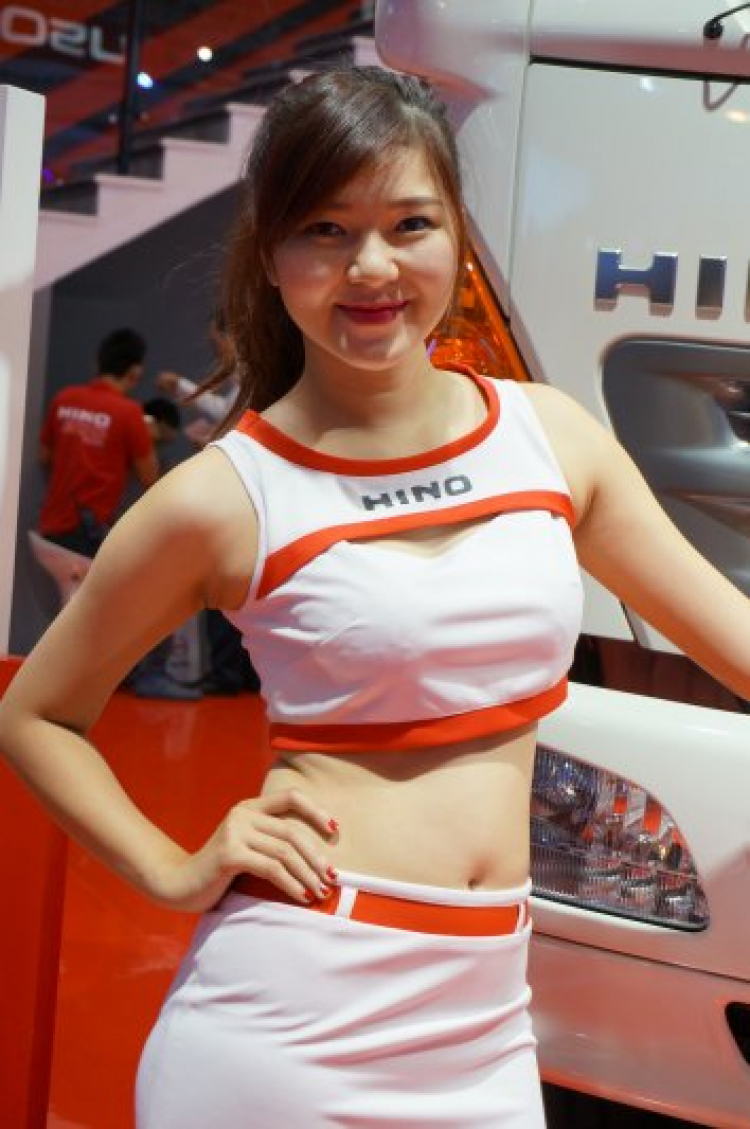 Mẫu tại Motoshow 2015