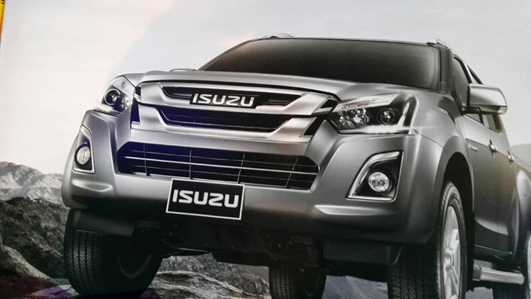 Isuzu D-Max facelift với động cơ Turbo Diesel mới lộ diện