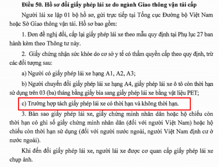 Bằng lái ô tô và xe máy sẽ được tách riêng...Dư xiền ^^