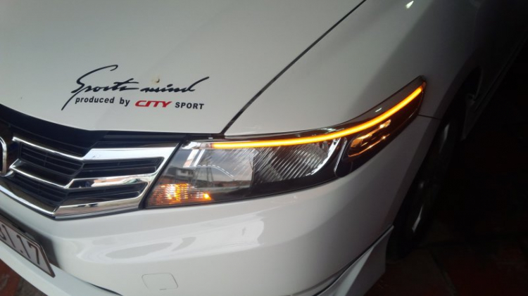 Hình ảnh các xe Honda City nâng cấp bi xenon tại VTworkshop.