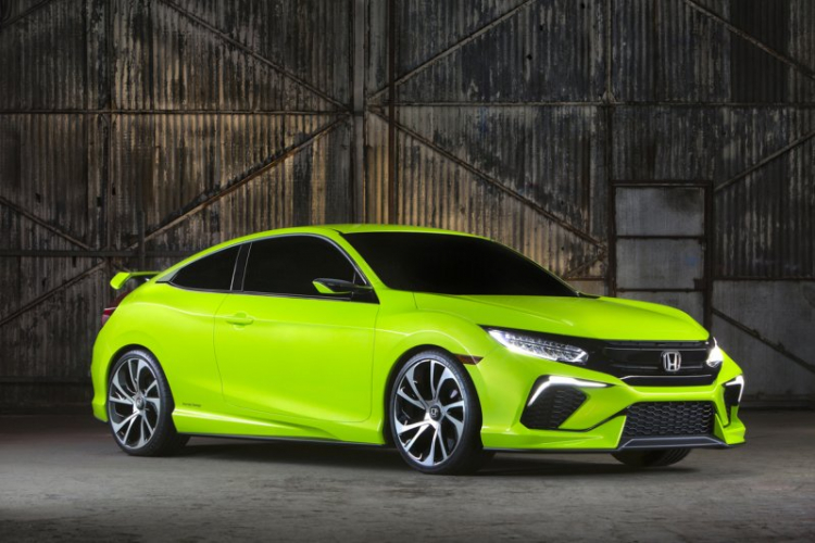 Honda Civic Coupe 2016 sẽ ra mắt tại Los Angeles Auto Show