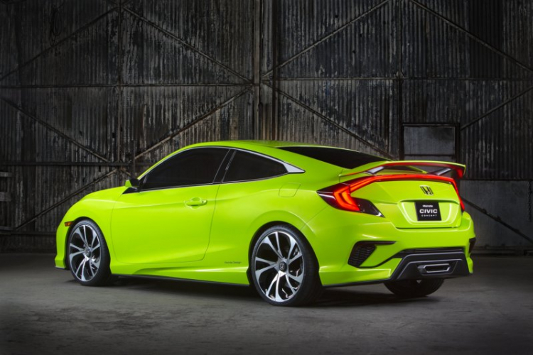 Honda Civic Coupe 2016 sẽ ra mắt tại Los Angeles Auto Show