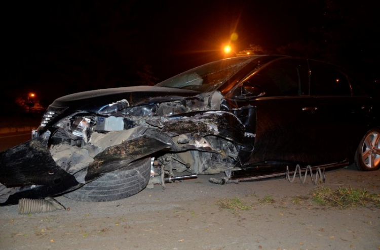 Lại Camry, nhưng túi khí đã bung