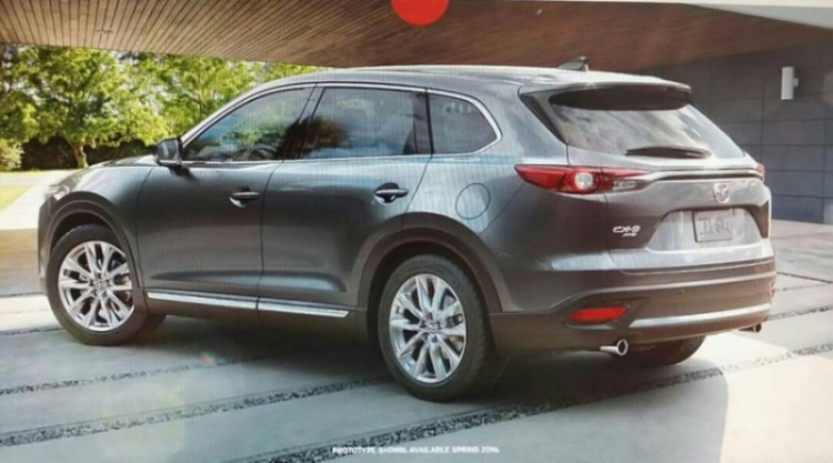 Soi “ảnh nóng” Mazda CX-9 hoàn toàn mới