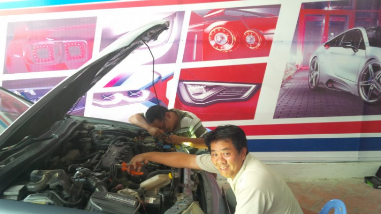 Hình ảnh các xe Honda City nâng cấp bi xenon tại VTworkshop.