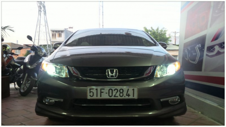 Hình ảnh các xe Honda City nâng cấp bi xenon tại VTworkshop.