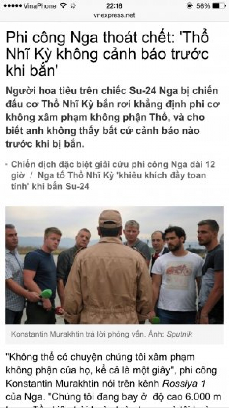 NÓNG: Thổ Nhĩ Kỳ bắn hạ máy bay Nga