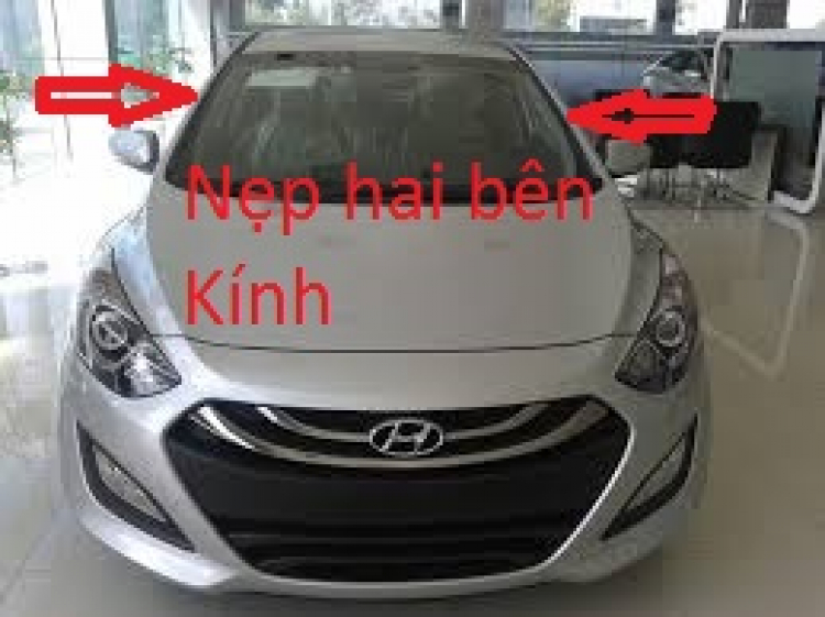 Thay nẹp ron cao su Kính chắn gió I30CW thì thay ở đâu