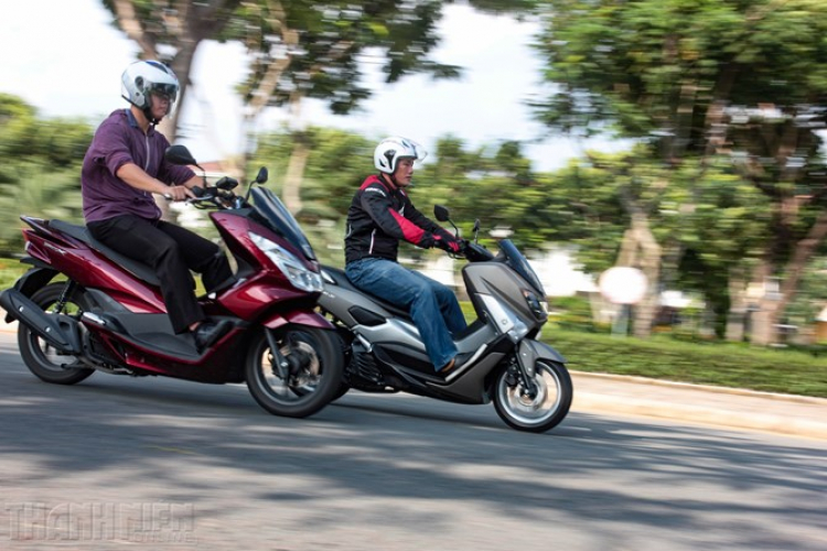 Yamaha NM-X đọ Honda PCX: Sức mạnh hay thoải mái ?