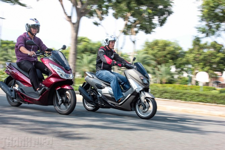 Yamaha NM-X đọ Honda PCX: Sức mạnh hay thoải mái ?