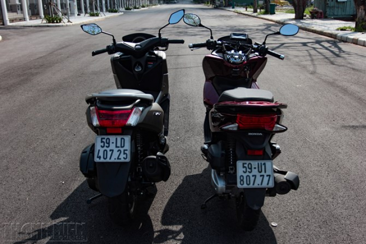 Yamaha NM-X đọ Honda PCX: Sức mạnh hay thoải mái ? Yamaha NM-X đọ Honda PCX: Sức mạnh hay thoải mái ?