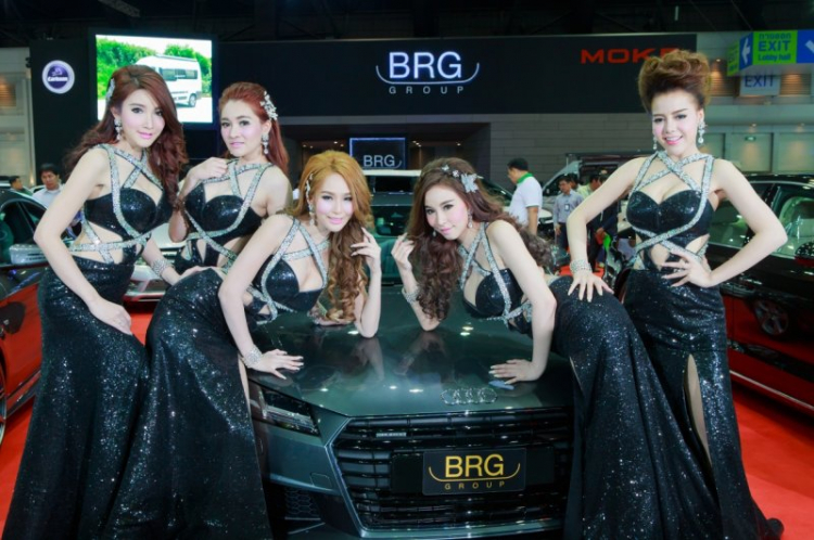 Dàn người đẹp tại triển lãm Auto Expo Thái Lan