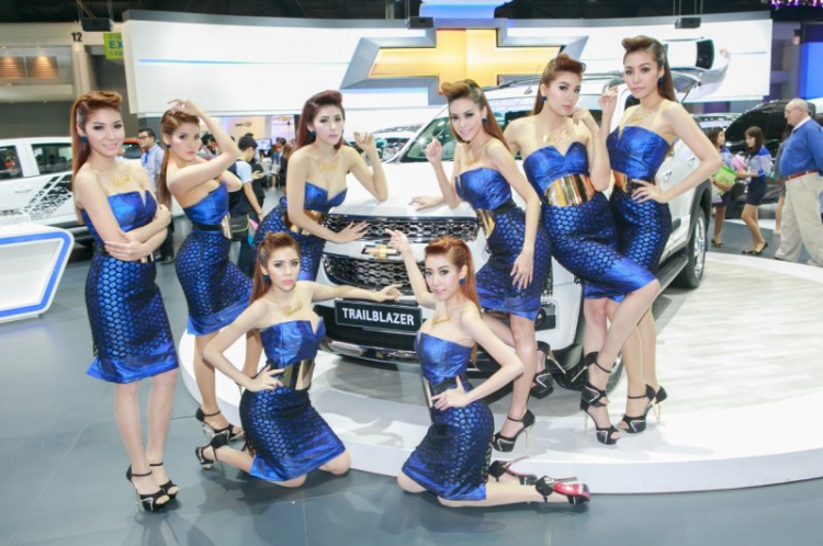Dàn người đẹp tại triển lãm Auto Expo Thái Lan Dàn người đẹp tại triển lãm Auto Expo Thái Lan
