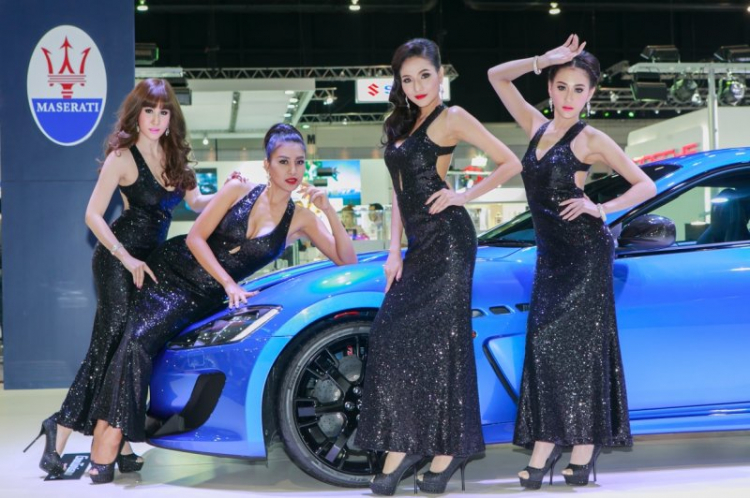 Dàn người đẹp tại triển lãm Auto Expo Thái Lan Dàn người đẹp tại triển lãm Auto Expo Thái Lan
