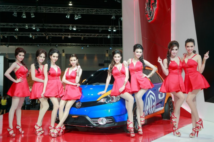 Dàn người đẹp tại triển lãm Auto Expo Thái Lan