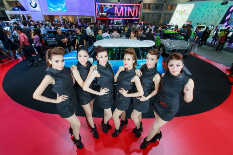 Dàn người đẹp tại triển lãm Auto Expo Thái Lan