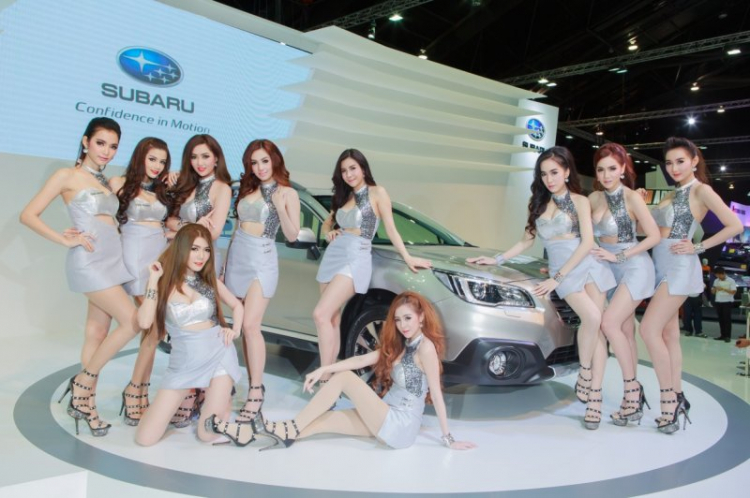 Dàn người đẹp tại triển lãm Auto Expo Thái Lan Dàn người đẹp tại triển lãm Auto Expo Thái Lan