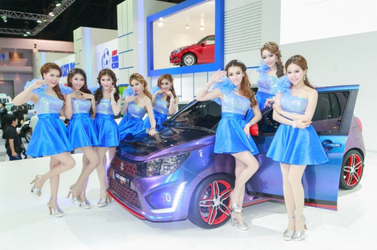 Dàn người đẹp tại triển lãm Auto Expo Thái Lan Dàn người đẹp tại triển lãm Auto Expo Thái Lan