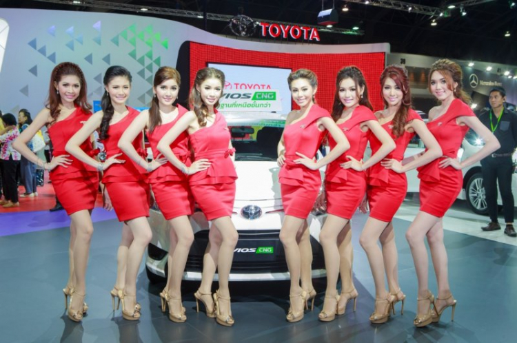 Dàn người đẹp tại triển lãm Auto Expo Thái Lan