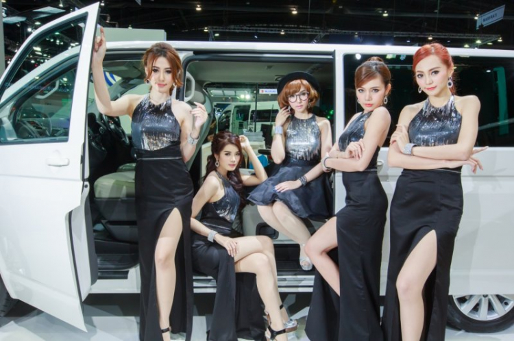 Dàn người đẹp tại triển lãm Auto Expo Thái Lan Dàn người đẹp tại triển lãm Auto Expo Thái Lan