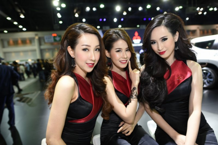 Dàn người đẹp tại triển lãm Auto Expo Thái Lan