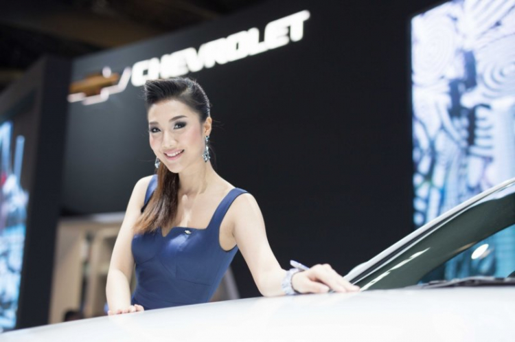 Dàn người đẹp tại triển lãm Auto Expo Thái Lan