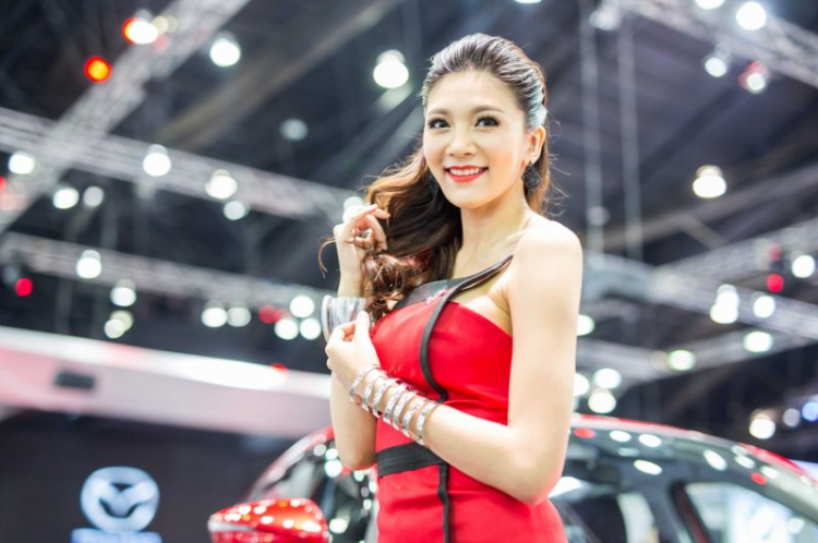 Dàn người đẹp tại triển lãm Auto Expo Thái Lan