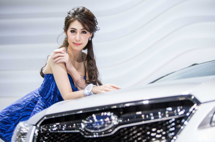 Dàn người đẹp tại triển lãm Auto Expo Thái Lan