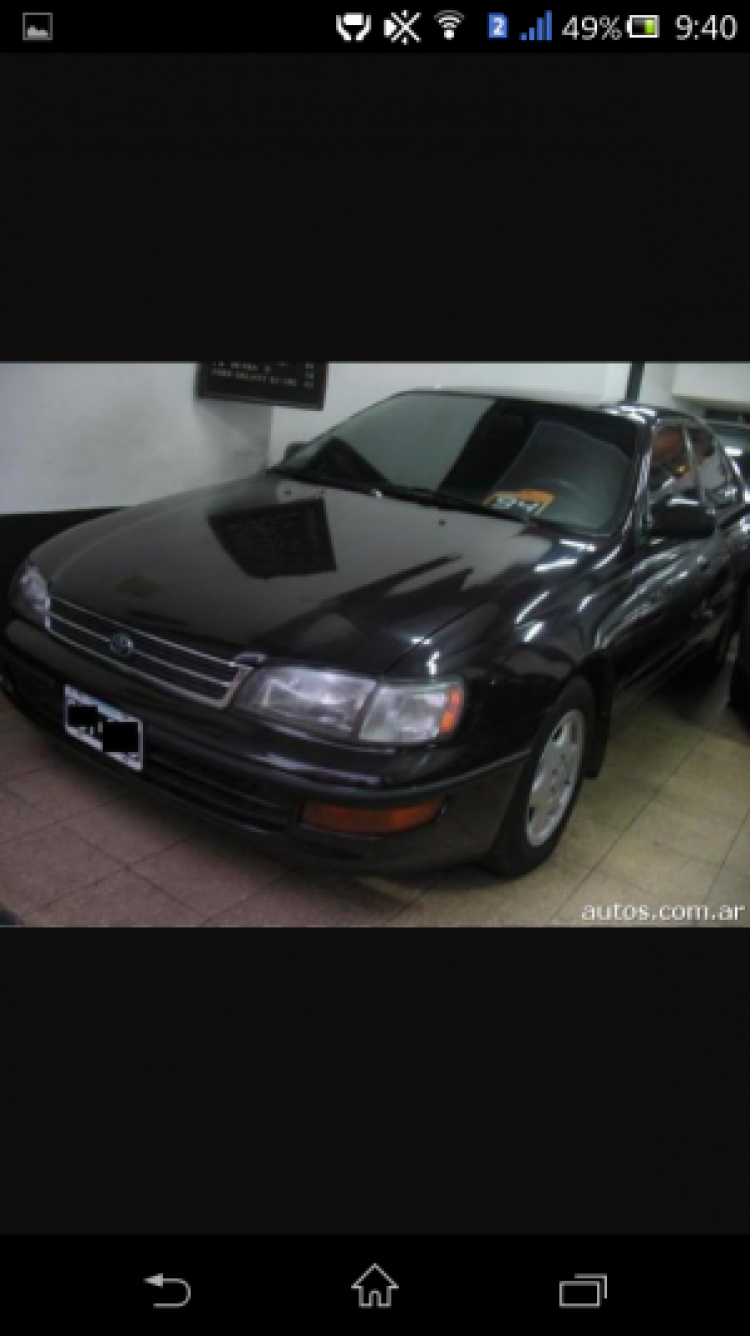 Toyota Corona 1992 - 1996 mắt híp đít bồng (Na béo ) Toyota Corona 1992 - 1996 mắt híp đít bồng (Na béo )
