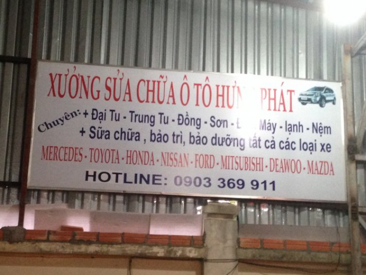 S.O.S - Thông tin về các gara cứu hộ, sửa xe, vá xe di động trên toàn quốc!