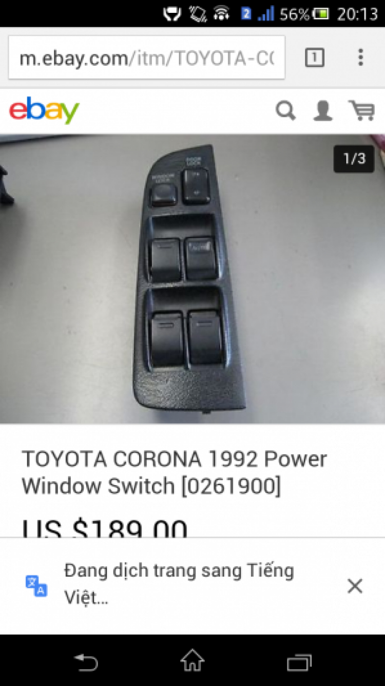 Toyota Corona 1992 - 1996 mắt híp đít bồng (Na béo )