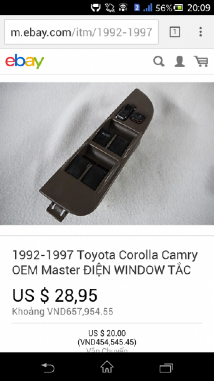 Toyota Corona 1992 - 1996 mắt híp đít bồng (Na béo )