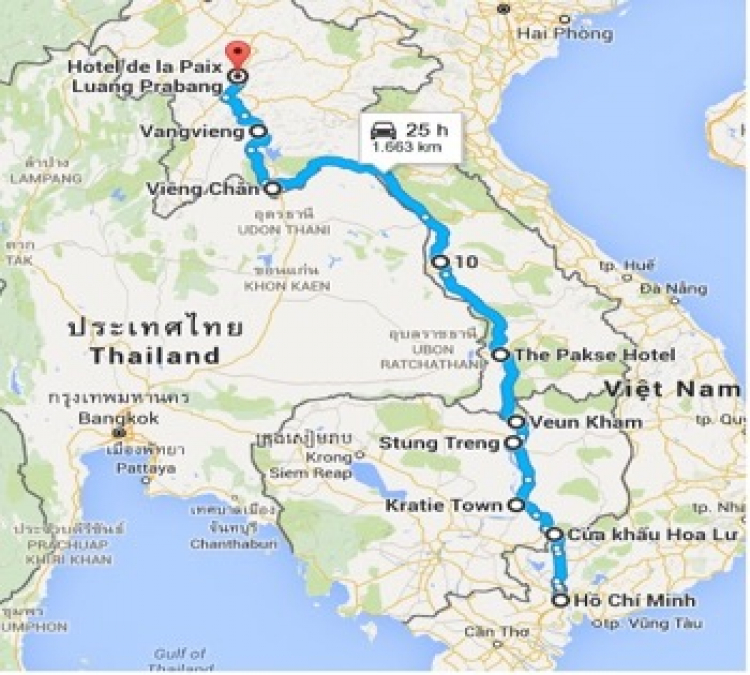Hành trình Caravan xuyên Đông dương ăn Tết Lào 11-18/4/2016 Hành trình Caravan xuyên Đông dương ăn Tết Lào 11-18/4/2016